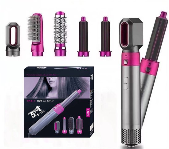 LumiCurl™ 5 in 1 | Haar Tool die krult en föhnt