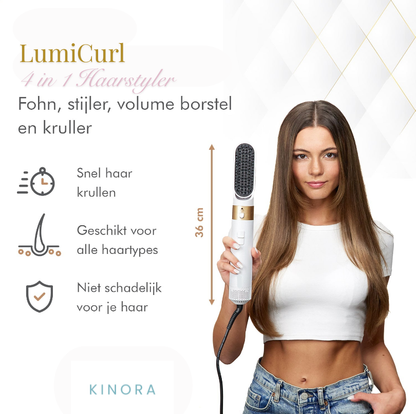 LumiCurl™ 5 in 1 | Haar Tool die krult en föhnt