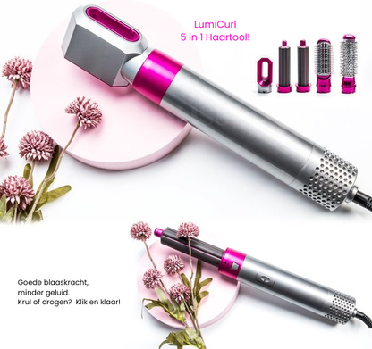 LumiCurl™ 5 in 1 | Haar Tool die krult en föhnt