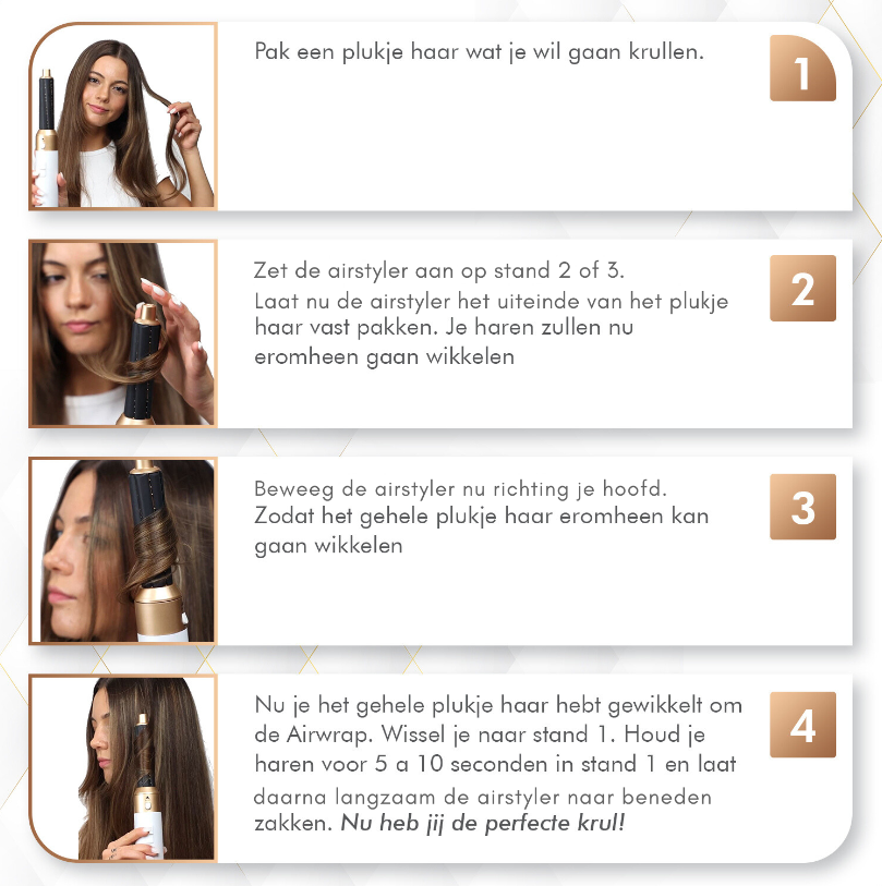 LumiCurl™ 5 in 1 | Haar Tool die krult en föhnt